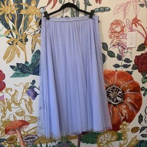 Needle and Thread Tulle Midi Skirt